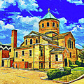 Church of Our Savior in Worcester, Massachusetts - post impressionist painting